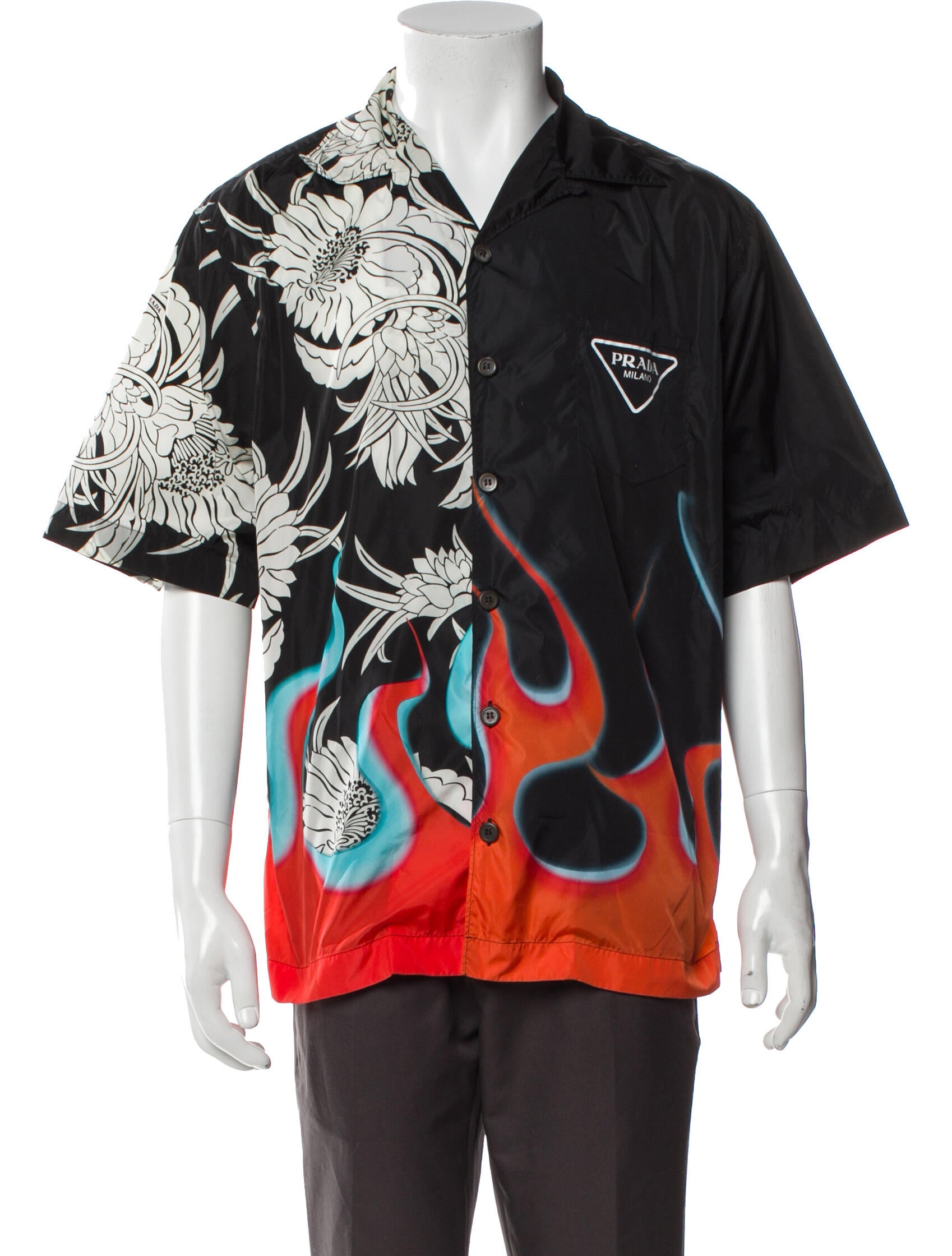 Prada 2022 Floral Print Shirt
